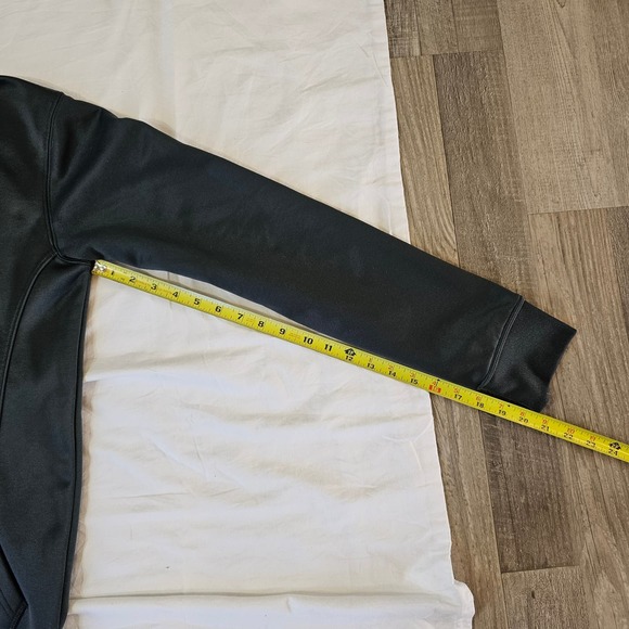 Nike thermafit black fleece  hoodie with LHU logo. Preowned in a men's sz small. - Picture 11 of 11